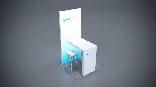 Premium conference sponsorship booths with high-quality materials, strategic layouts, and engagement zones.