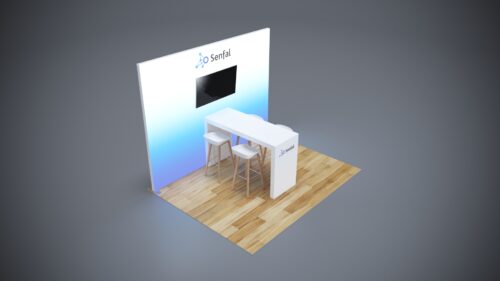 Exclusive conference sponsorship booth packages with branding opportunities and networking zones.
