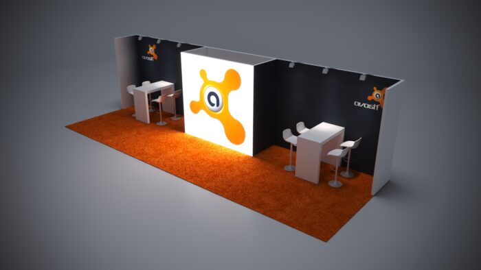 10x30 trade show exhibit with premium materials, interactive displays, and flexible layout.