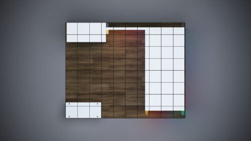 10x8 trade show exhibit with modern branding solutions and space-efficient layout.