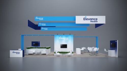 30x50 trade show exhibit with expansive space for interactive displays and custom branding.