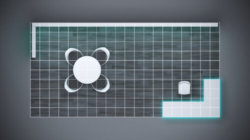 10x20 custom trade show exhibit with modular design for easy configuration.
