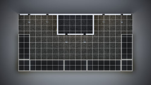 10x20 trade show exhibit with LED lighting and premium graphic design.