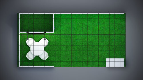 10x20 custom booth design with LED lighting for maximum impact.