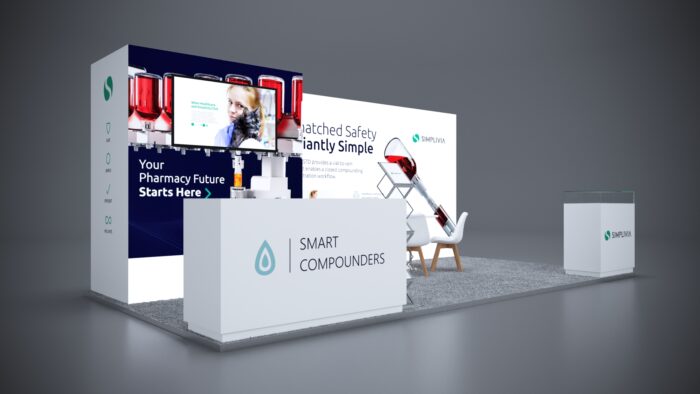 10x20 custom exhibit rental designed for efficient and impactful displays.