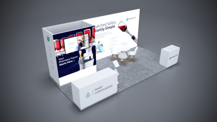 Versatile 10x20 custom booth designs tailored to your trade show needs.