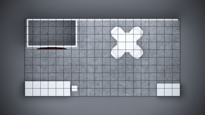 Stylish 10x20 trade show booth rental with customizable features for your brand.