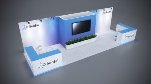 10x30 trade show exhibit with high-impact graphics and engaging booth design.