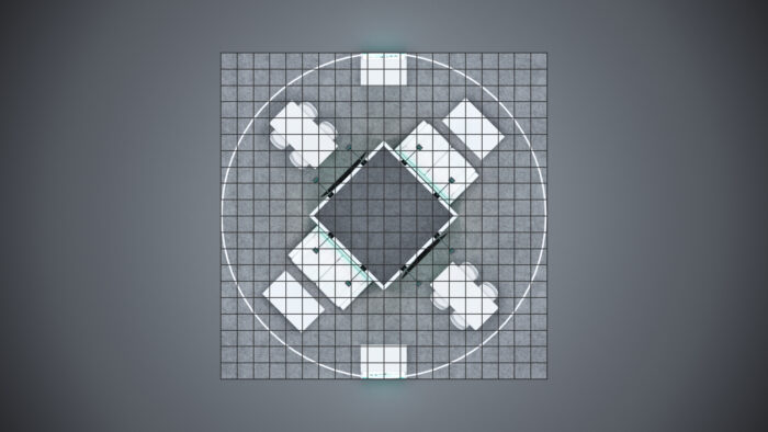 Versatile 20x20 modular exhibit for seamless assembly and branding flexibility.