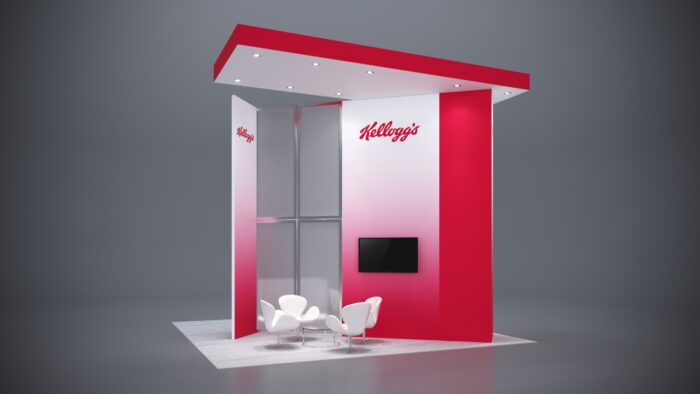 High-quality custom 20x20 booth design perfect for large trade shows.