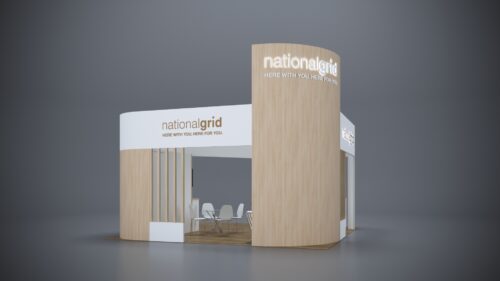 Modular 20x20 trade show exhibit offering flexible configurations for every need.