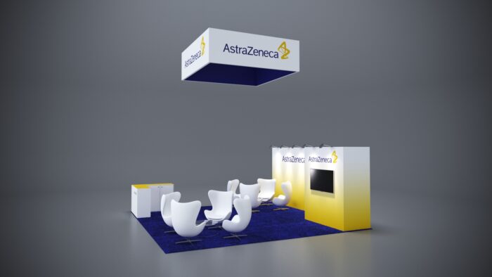 Professional custom 20x20 booth design perfect for large-scale trade shows.