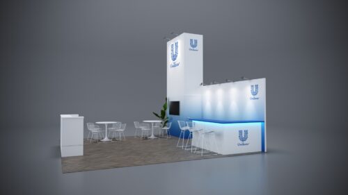 High-quality 20x20 exhibit rental for a standout booth experience.