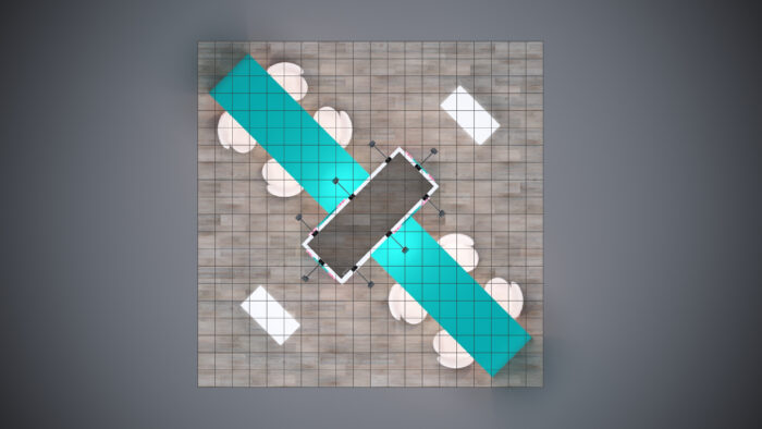 20x20 trade show exhibit with custom graphics and modular design for a flexible setup.