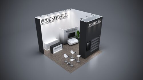 Custom 20x20 booth design for a unique and professional trade show display.