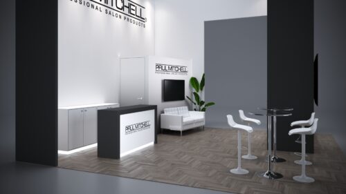 Premium 20x20 exhibit rental offering customizable booth options for your brand.