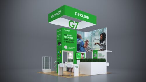 High-impact 20x20 trade show booth for creating lasting impressions.