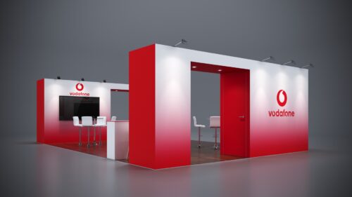 Spacious custom 20x30 exhibition stand designed for high engagement.