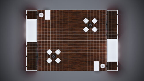 Versatile 20x30 island booth for a unique event presence.