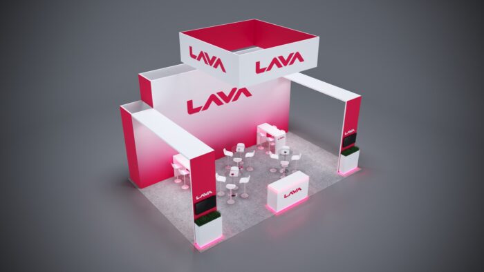 Stunning 20x30 exhibition stand designed for impactful presentations.