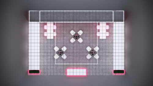 Custom 20x30 trade show booths with customizable features.