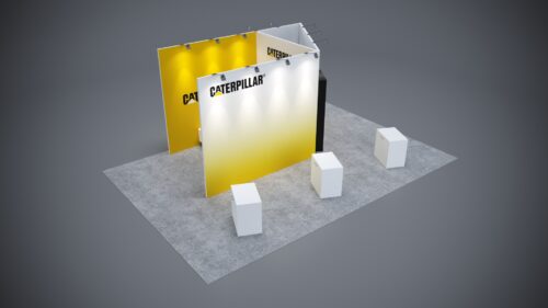 Sleek 20x30 modular exhibit designed to capture attention and engage audiences.