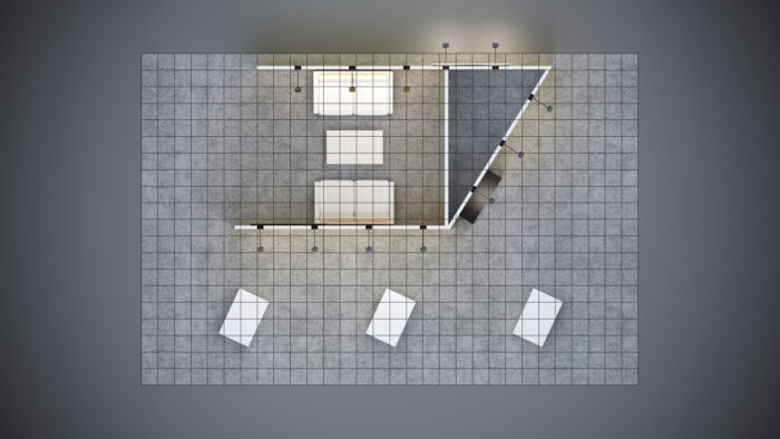 Custom 20x30 modular trade show display for seamless setup and maximum visibility.