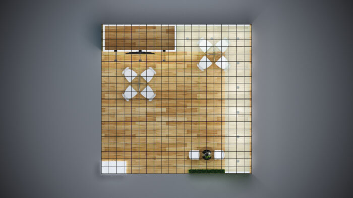 Brown Trade Show Booth Rental