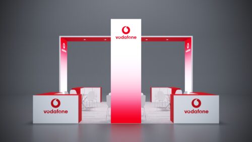 Versatile 20x20 trade show display rental for all event types.