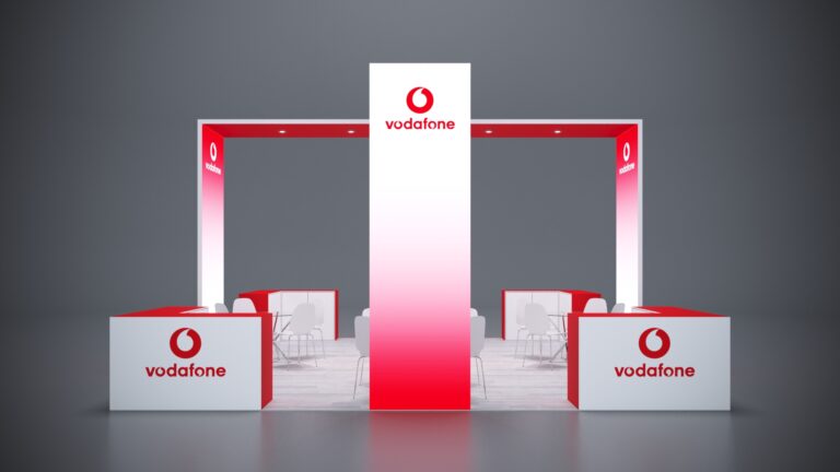 Versatile 20x20 trade show display rental for all event types.