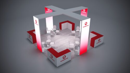 Innovative 20x20 trade show display for maximum engagement.