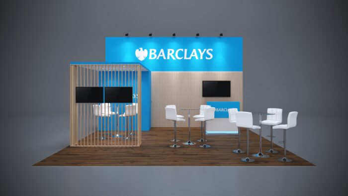 High-quality 20x20 trade show display for a professional look.